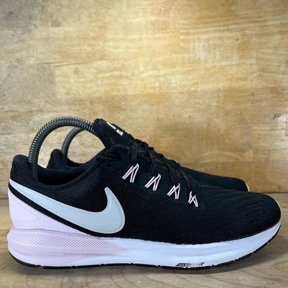 Nike Air Zoom Structure 22 Womens Sz 8 Running Shoes Sneakers Blk/Pnk AA1640-004 - Picture 1 of 9